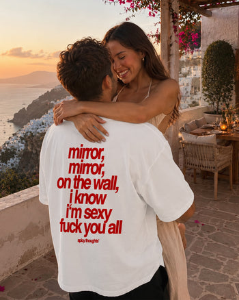 Heavy Oversized Tee - Mirror, mirror on the wall