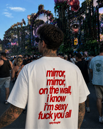 Heavy Oversized Tee - Mirror, mirror on the wall
