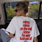 Heavy Oversized Tee - Mirror, mirror on the wall