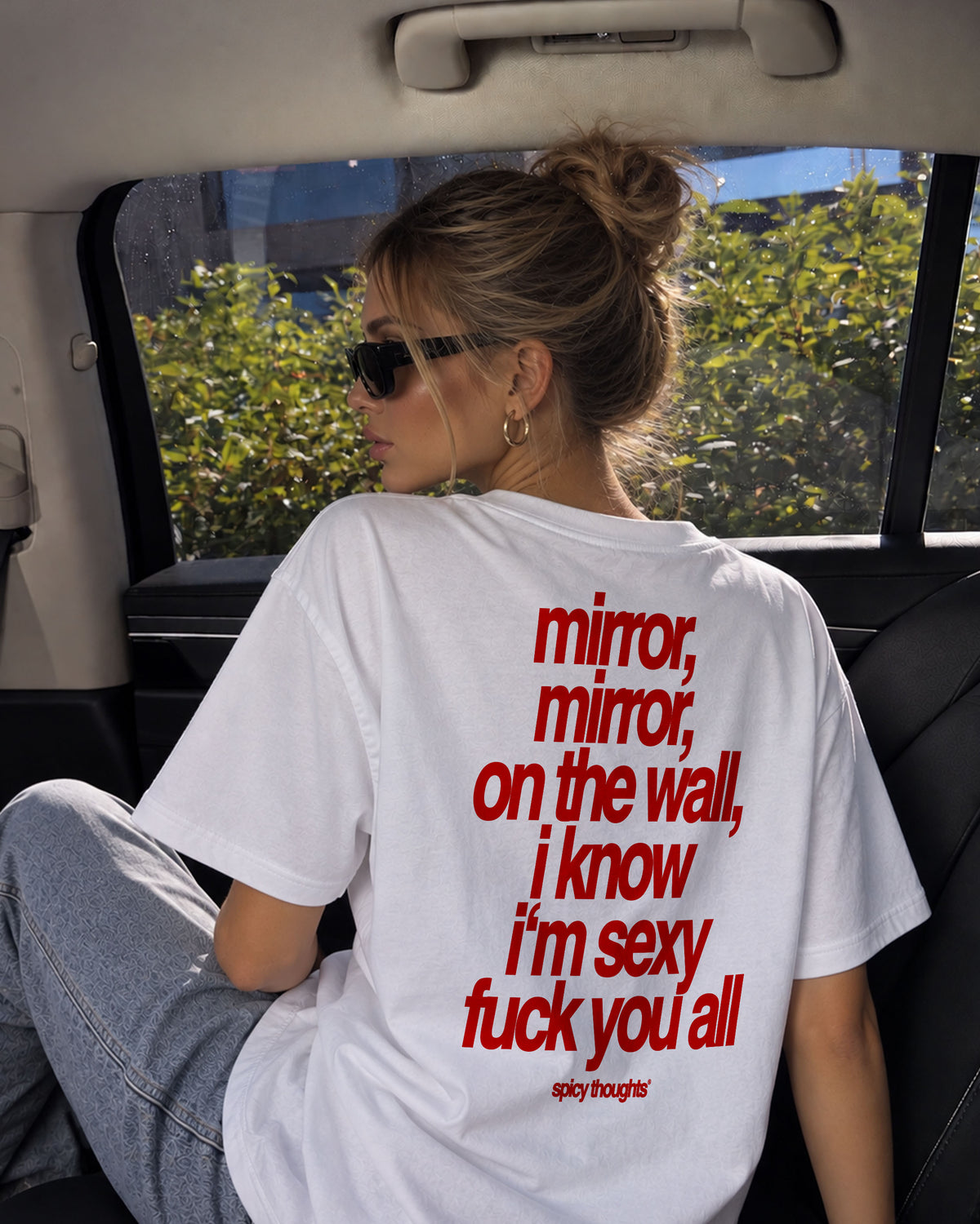 Heavy Oversized Tee - Mirror, mirror on the wall