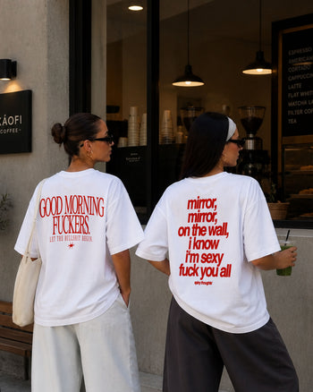 Heavy Oversized Tee - Mirror, mirror on the wall