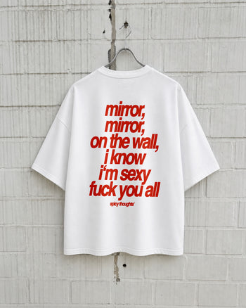 Heavy Oversized Tee - Mirror, mirror on the wall