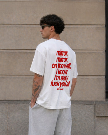 Heavy Oversized Tee - Mirror, mirror on the wall