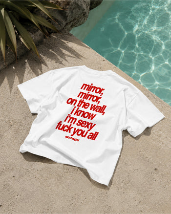 Heavy Oversized Tee - Mirror, mirror on the wall