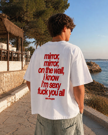 Heavy Oversized Tee - Mirror, mirror on the wall