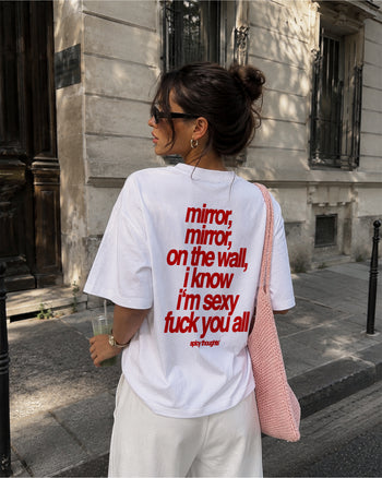 Heavy Oversized Tee - Mirror, mirror on the wall