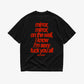 Heavy Oversized Tee - Mirror, mirror on the wall