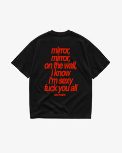 Heavy Oversized Tee - Mirror, mirror on the wall