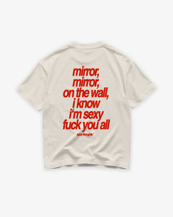 Heavy Oversized Tee - Mirror, mirror on the wall