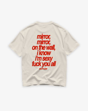Heavy Oversized Tee - Mirror, mirror on the wall