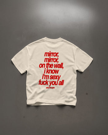 Heavy Oversized Tee - Mirror, mirror on the wall