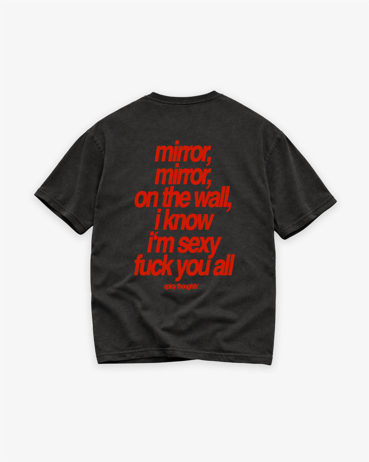 Heavy Oversized Tee - Mirror, mirror on the wall