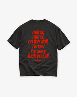 Heavy Oversized Tee - Mirror, mirror on the wall