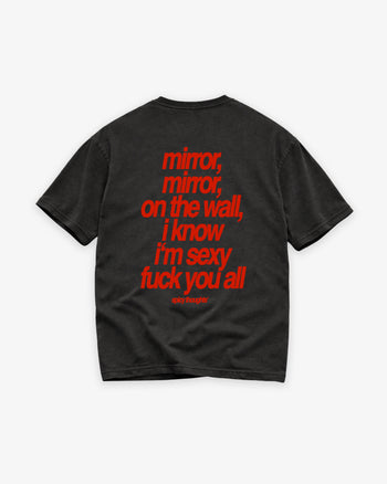 Heavy Oversized Tee - Mirror, mirror on the wall