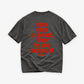 Heavy Oversized Tee - Mirror, mirror on the wall