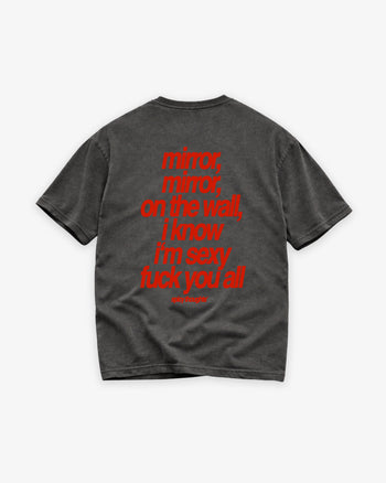 Heavy Oversized Tee - Mirror, mirror on the wall