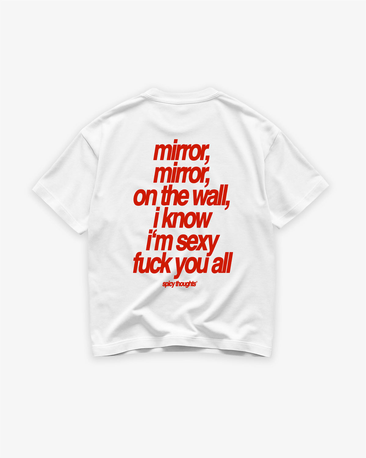 Heavy Oversized Tee - Mirror, mirror on the wall