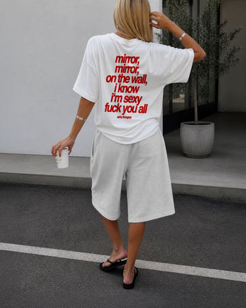Heavy Oversized Tee - Mirror, mirror on the wall