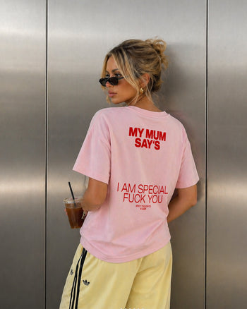 Heavy Oversized Tee - My Mum Says I’m Special V2