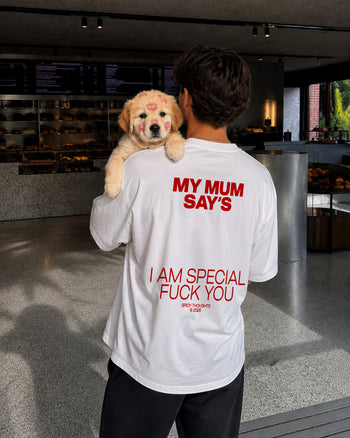 Heavy Oversized Tee - My Mum Says I’m Special V2