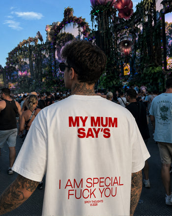 Heavy Oversized Tee - My Mum Says I’m Special V2