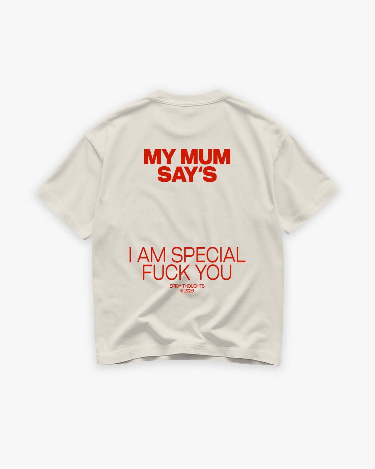 Heavy Oversized Tee - My Mum Says I’m Special V2