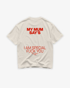 Heavy Oversized Tee - My Mum Says I’m Special V2