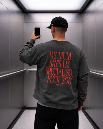 Heavy Oversized Tee - My Mum Says I’m Special