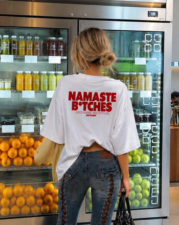 Heavy Oversized Tee - Namaste B*tches