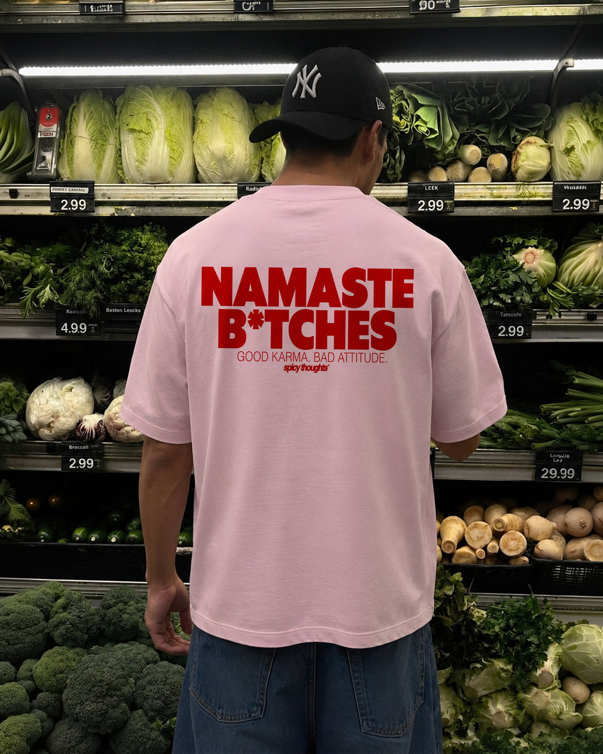 Heavy Oversized Tee - Namaste B*tches