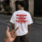 Heavy Oversized Tee - Never Fuck With A Fucked Up Fucker