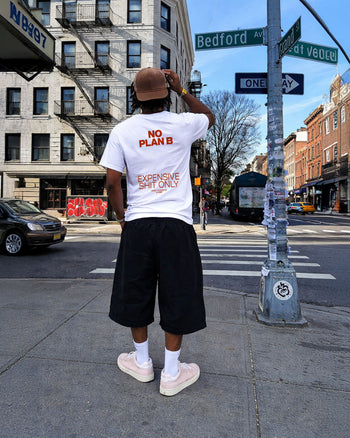 Heavy Oversized Tee - No plan B. Expensive shit only