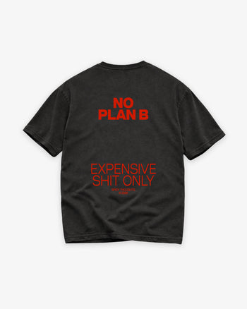 Heavy Oversized Tee - No plan B. Expensive shit only