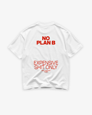Heavy Oversized Tee - No plan B. Expensive shit only