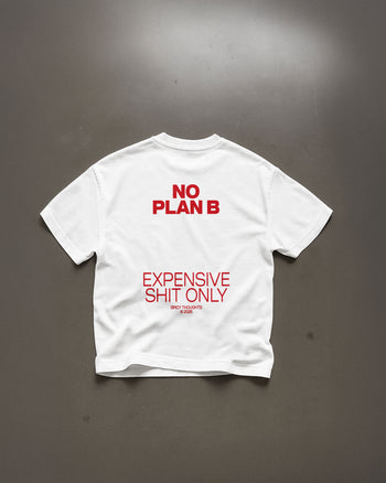 Heavy Oversized Tee - No plan B. Expensive shit only