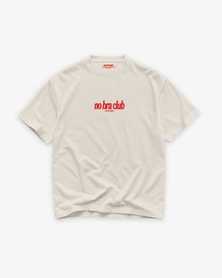Heavy Oversized Tee - No Bra Club