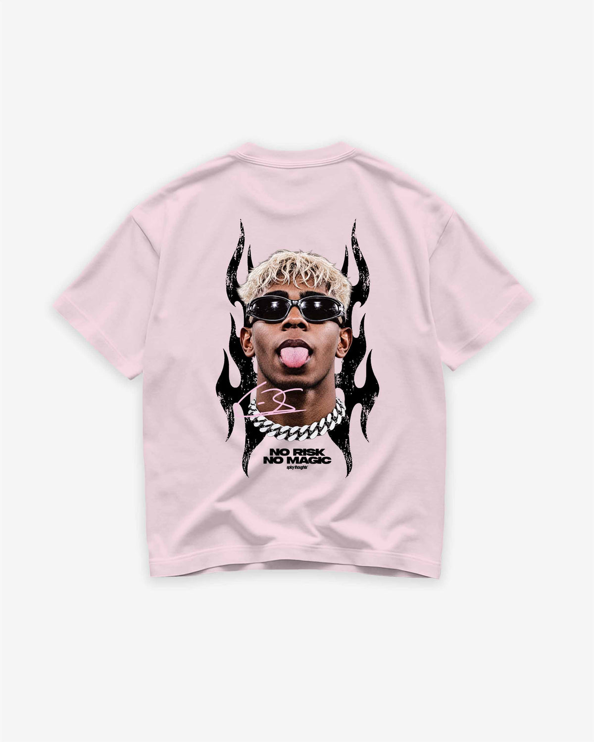 Heavy Oversized Tee - No Risk No Magic