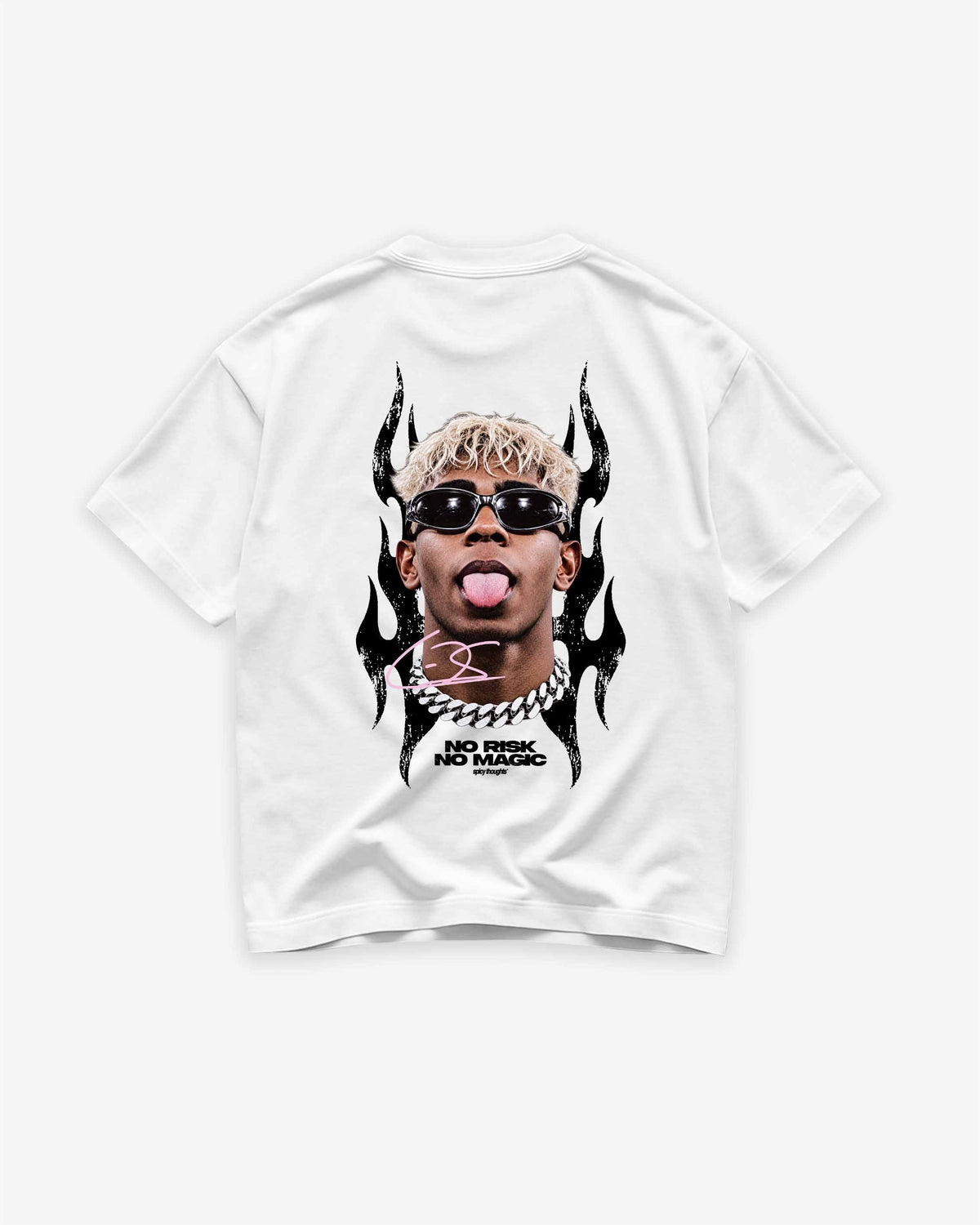 Heavy Oversized Tee - No Risk No Magic