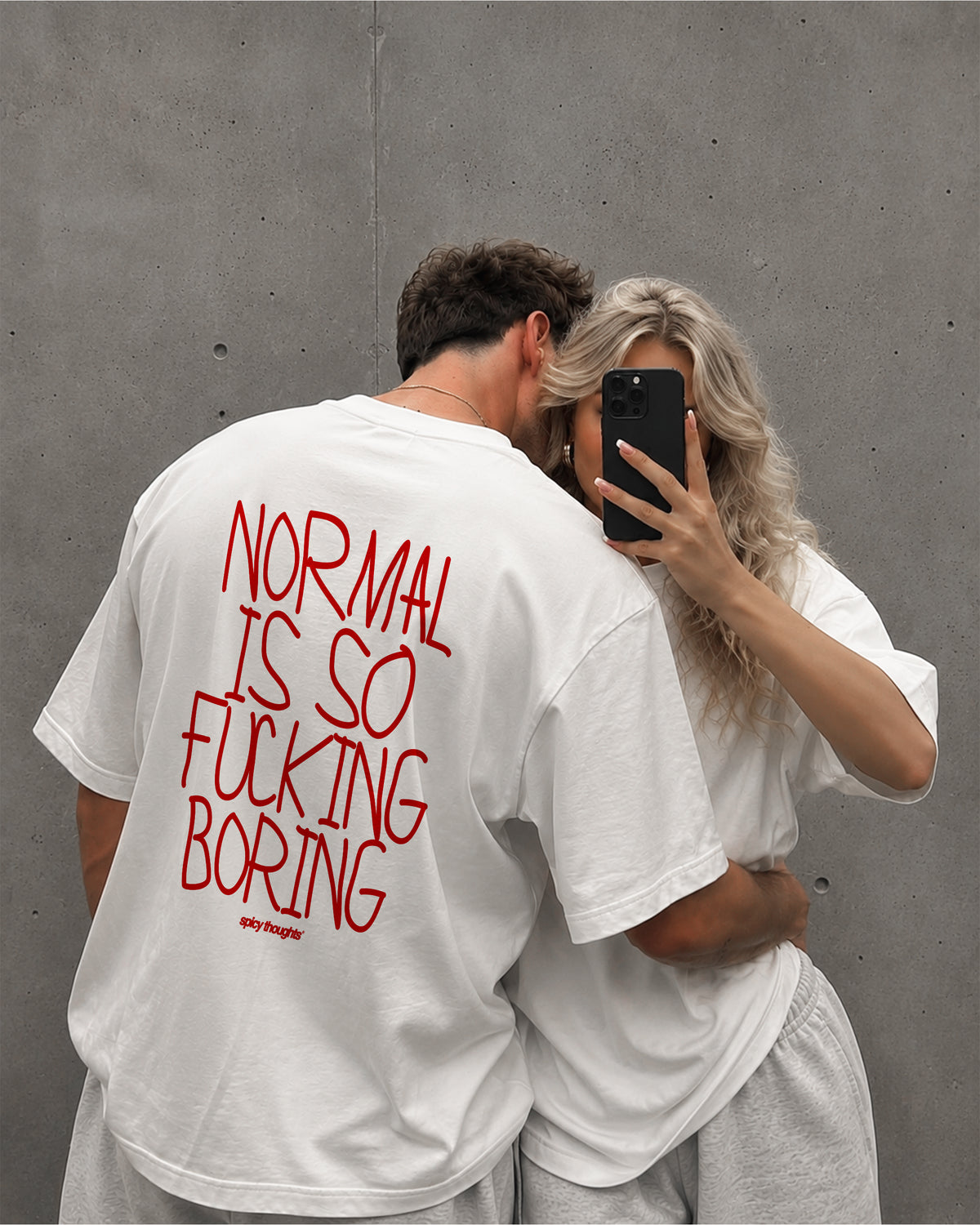 Heavy Oversized Tee - Normal Is So Fucking Boring