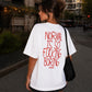 Heavy Oversized Tee - Normal Is So Fucking Boring