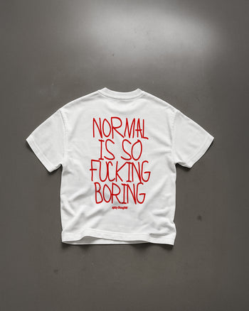 Heavy Oversized Tee - Normal Is So Fucking Boring