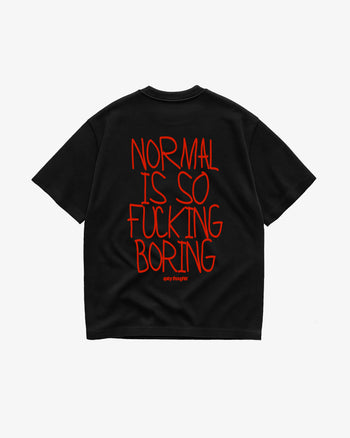 Heavy Oversized Tee - Normal Is So Fucking Boring