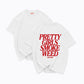 Heavy Oversized Tee - Pretty Girls Smoke Weed