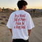 Heavy Oversized Tee - In a World Full of Pretty Faces, Be a Rare Soul
