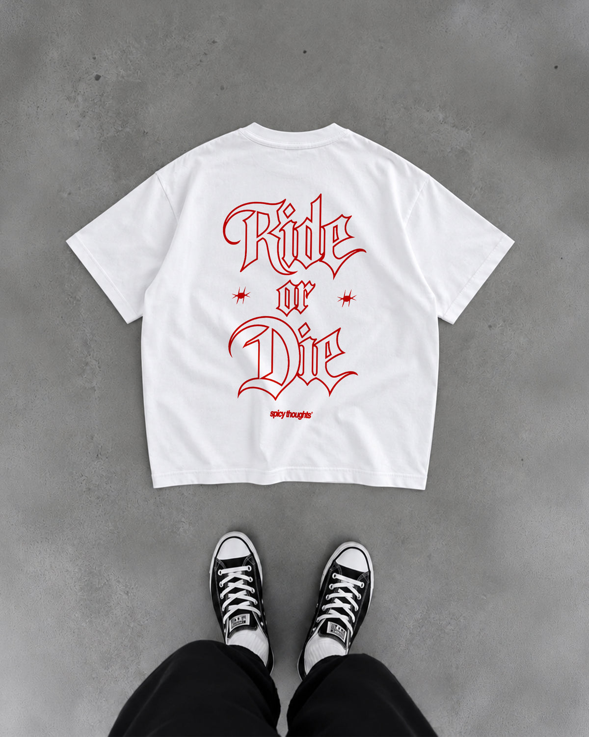 Heavy Oversized Tee - Ride or Die