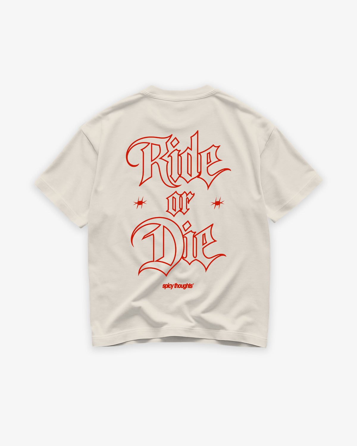 Heavy Oversized Tee - Ride or Die