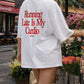 Heavy Oversized Tee - Running Late Is My Cardio