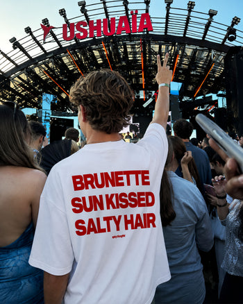 Heavy Oversized Tee - Brunette, Sun Kissed, Salty Hair