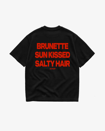 Heavy Oversized Tee - Brunette, Sun Kissed, Salty Hair