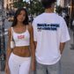 Heavy Oversized Tee - Sexy Is an Energy, Not a Body Type